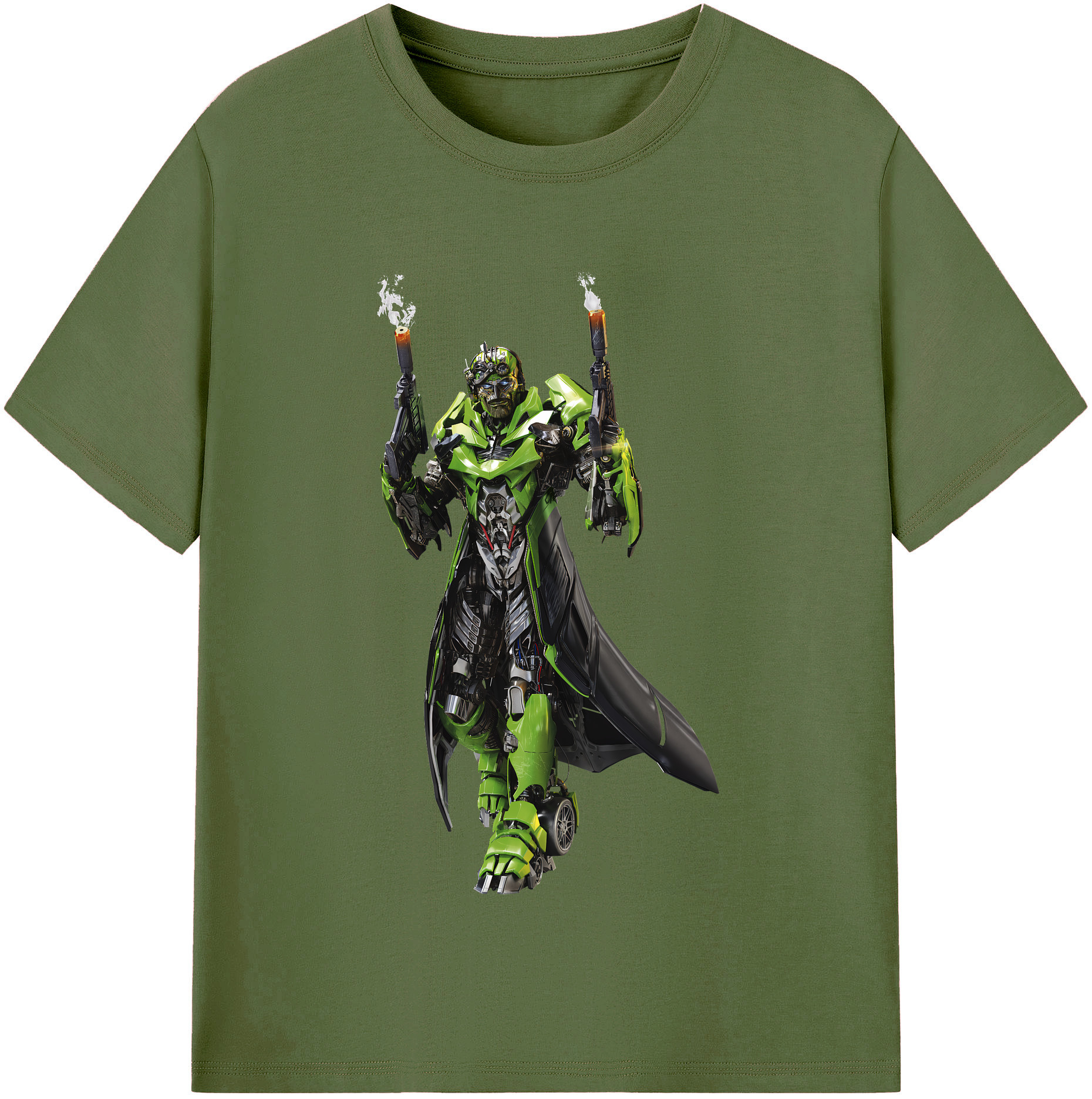 （画像用） Transformers トランスフォーマー 綿100％半袖Tシャツ（フロントプリント）